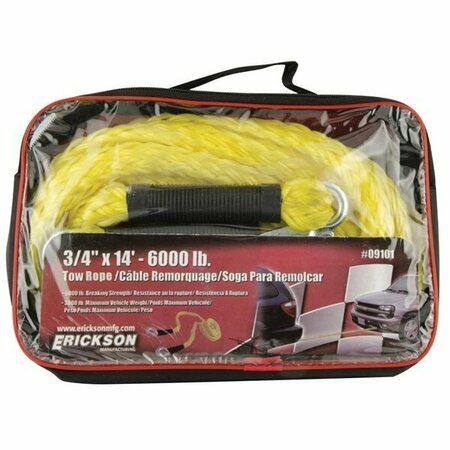 ERICKSON MFG LTD TOW ROPE 3/4X14FT 6000LB 09101